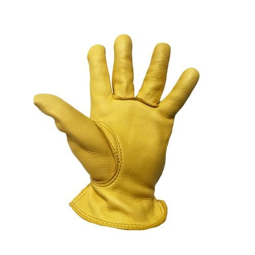 Deerskin Gloves - Fruit picking Gloves -Yellow Driver Gloves - Gardening Gloves - Soft gardening Gloves
