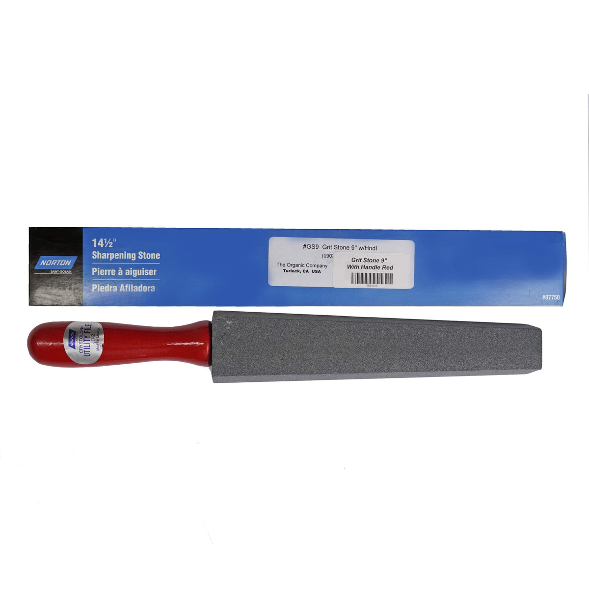 Knife & Tool Sharpening Stone with Handle ~ Fine