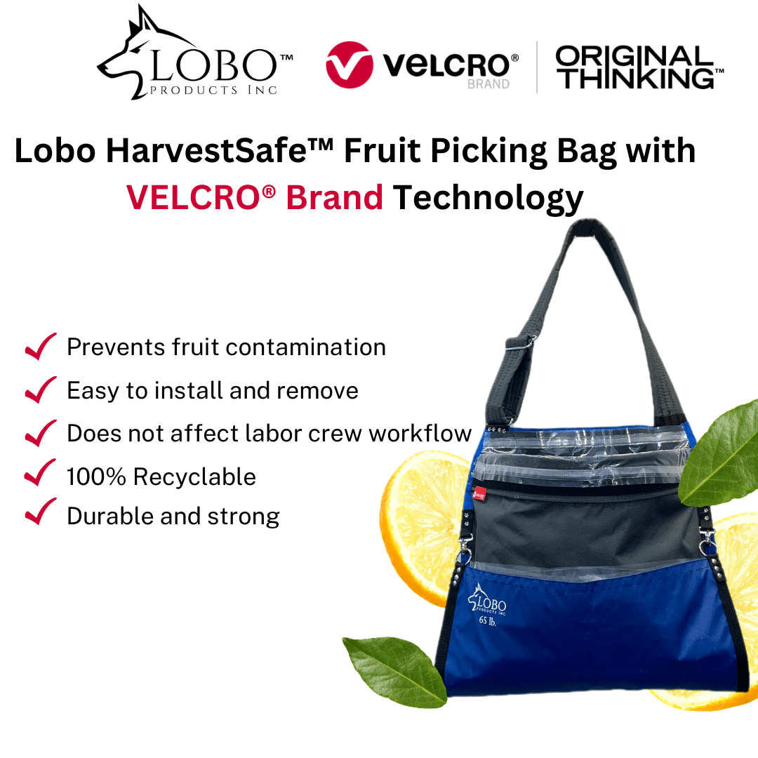 Lobo HarvestSafe™ Fruit Picking Bag with VELCRO® Brand Technology