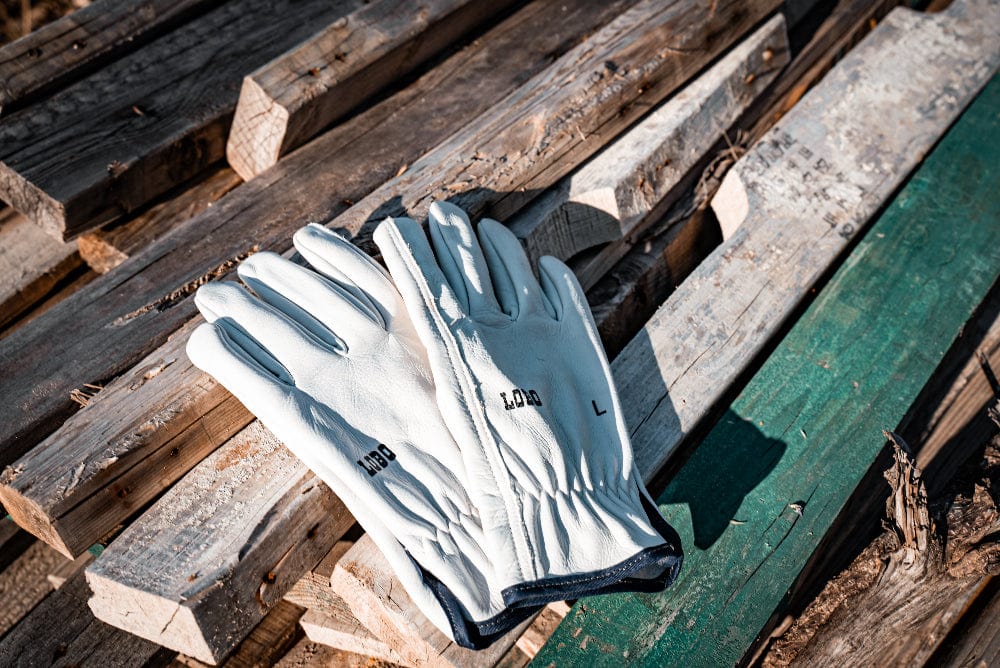 rhino gardening gloves Leather Driver Gloves (Lobo)