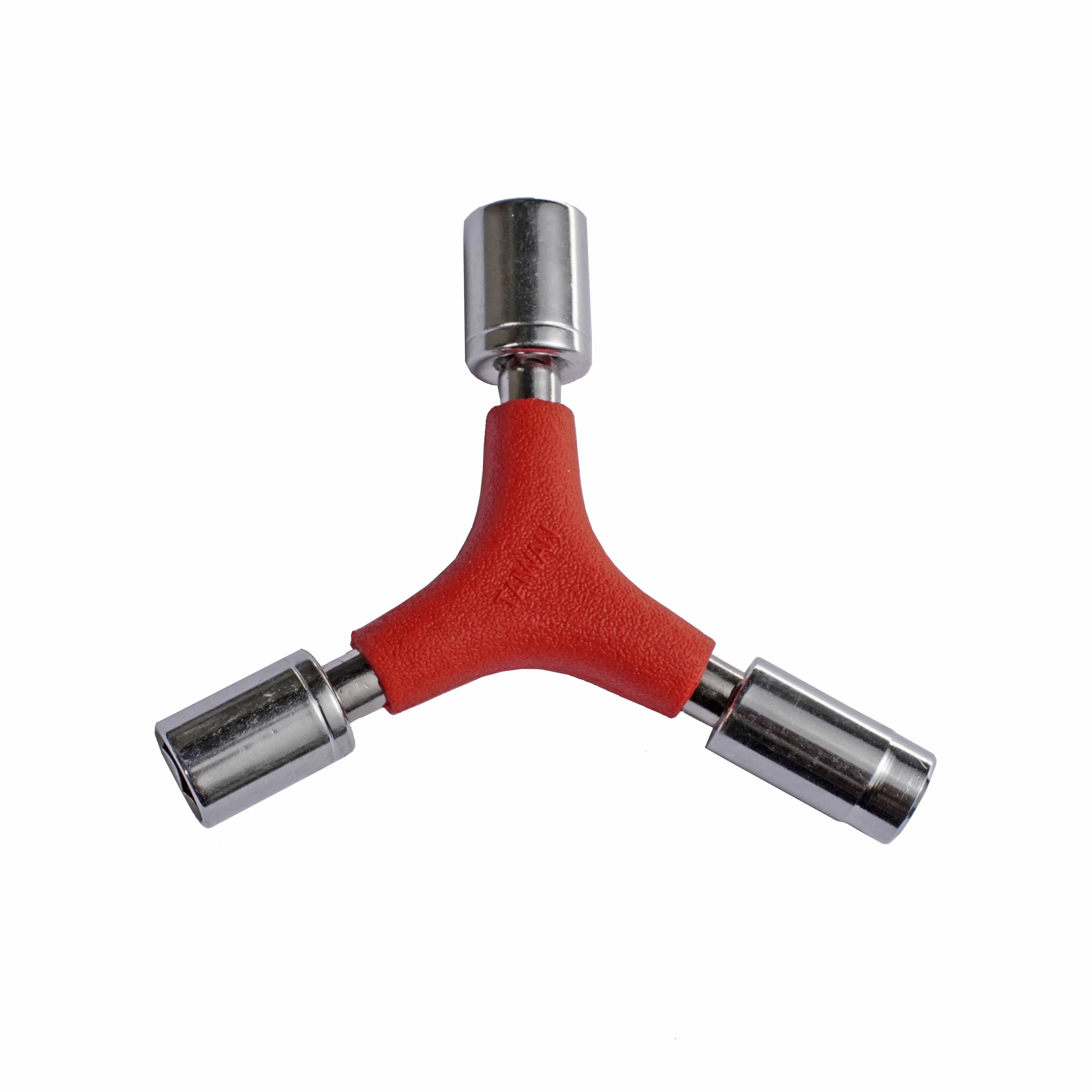 3 Way Mini Wrench 10 mm, 11 mm,  Socket With Magnetic Bit Holder
